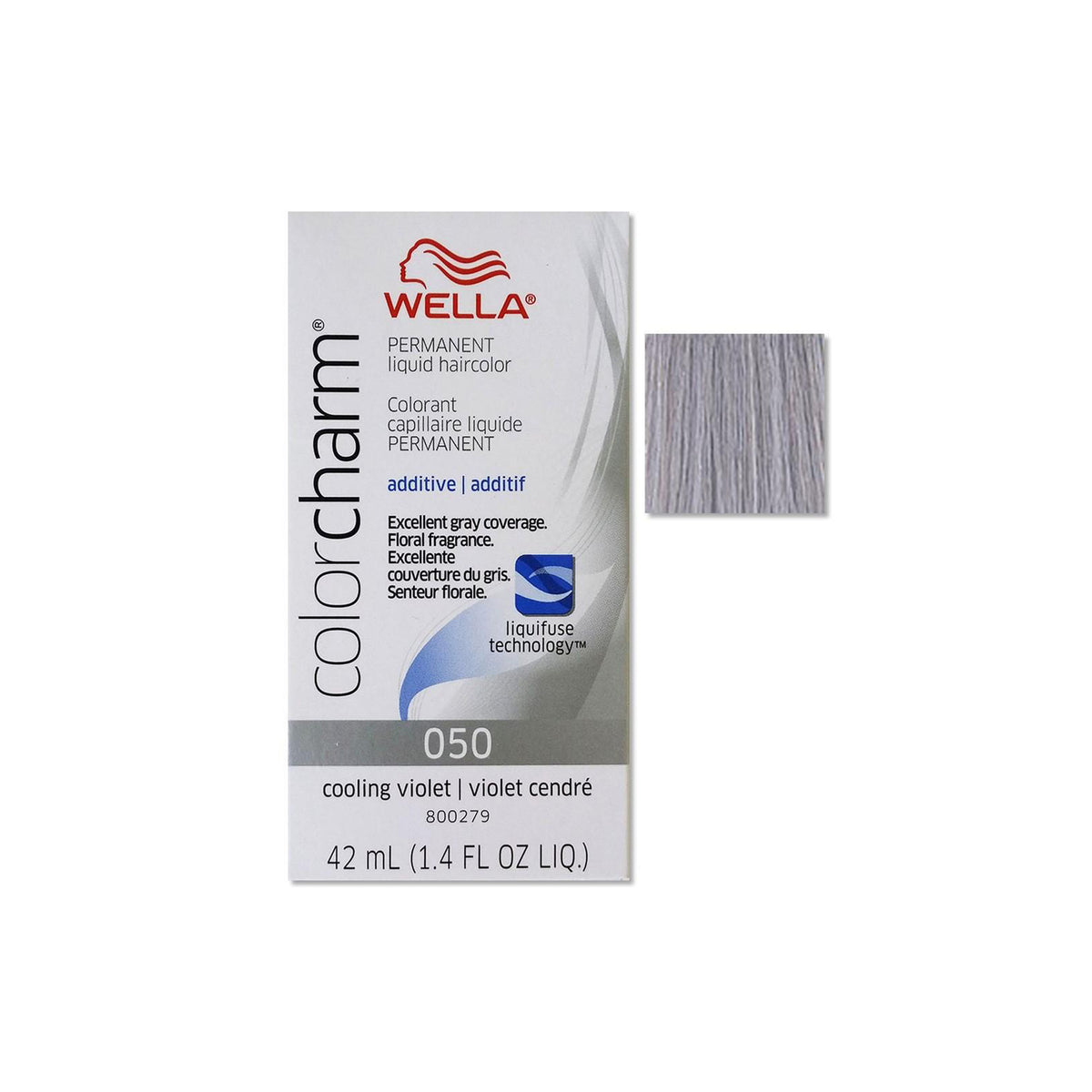 Wella Color Charm Permanent Liquid Creme Hair Color Cooling Violet 050 MZR Trading