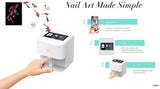 Anjou Nail Printer White Automatic Nail Size Detection