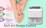 Anjou Nail Printer White Automatic Nail Size Detection