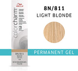 Wella Color Charm Permanent Gel Hair Color 8N/811 Light blonde - MZR Trading