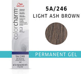 Wella Color Charm Permanent Gel Hair Color 5A/246 Light Ash Brown - MZR Trading