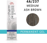 Wella Color Charm Permanent Gel Hair Color 4A/237 Medium Ash Brown - MZR Trading