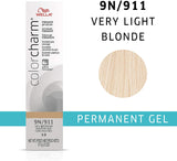 Wella Color Charm Permanent Gel Hair Color 9N/911 Very Light blonde - MZR Trading