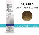 Wella Color Charm Permanent Gel Hair Color 8A/740.5 Light Blonde Ash - MZR Trading