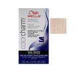 Wella Color Charm Permanent Liquid Creme Hair Color 9A/940 Pale Aah Blonde 42 ML - MZR Trading