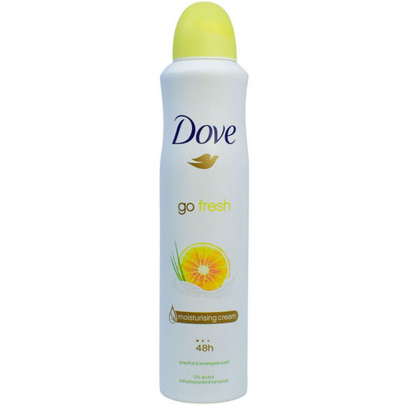 Dove Go Fresh Grapefruit Lemon Antiperspirant Body Spray 250 Ml