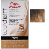 Wella Color Charm Permanent Liquid Creme Hair Color 7NW Medium Natural Warm