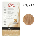 Wella Color Charm Permanent Liquid Creme Hair Color 7N/711 Medium Blonde Moyen