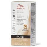 Wella Color Charm Permanent Liquid Creme Hair Color 5N/511 Light Brown Clair