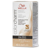 Wella Color Charm Permanent Liquid Creme Hair Color 1N/051 Black  noir