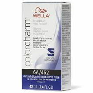 Wella Color Charm Permanent Liquid Creme Hair Color 6A/462 Dark Ash Blonde Cendre Fonce