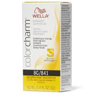 Wella Color Charm Permanent Liquid Creme Hair Color 8G/841 Light Golden Blonde