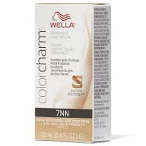 Wella Color Charm Permanent Liquid Creme Hair Color 7NN Intense Medium Blonde