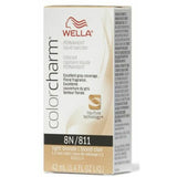 Wella Color Charm Permanent Liquid Creme Hair Color 811/8n Light Blonde Clair