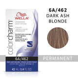 Wella Color Charm Permanent Liquid Creme Hair Color 6A/462 Dark Ash Blonde Cendre Fonce