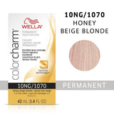 Wella Color Charm Permanent Liquid Creme Hair Color 10NG/1070 Honey Beige