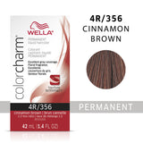 Wella Color Charm Permanent Liquid Creme Hair Color 4R/356 Cinnamon Brow