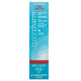 Wella Color Charm Demi Permanent Hair Color 6RV-6/45 Fiery Red Rouge - MZR Trading