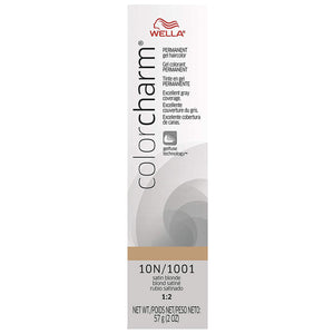 Wella Color Charm Permanent Gel Hair Color 10N/1001 Satin blonde - MZR Trading