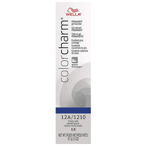 Wella Color Charm Permanent Gel Hair Color 12A/1210 Frosty Ash Cendre Givre - MZR Trading