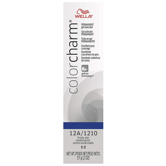 Wella Color Charm Permanent Gel Hair Color 12A/1210 Frosty Ash Cendre Givre - MZR Trading