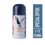 America 150 ML Body Spray For Men - MZR Trading