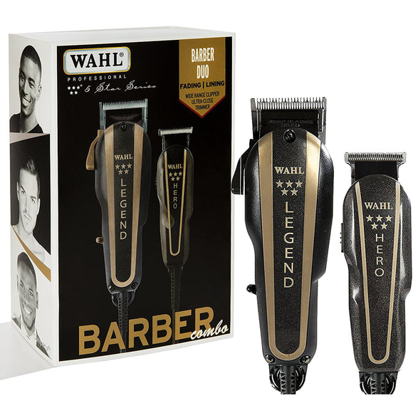 Máquina Cortadora de Cabello Wahl Legend. Combo Barbero con Patillera -  TimeCenter